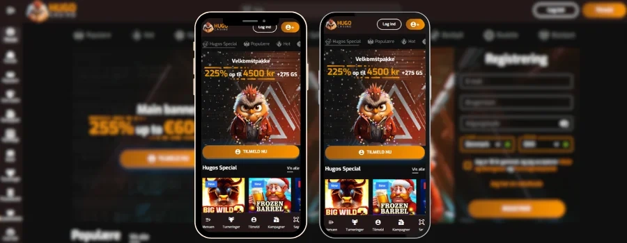Hugo Casino App Screenshot